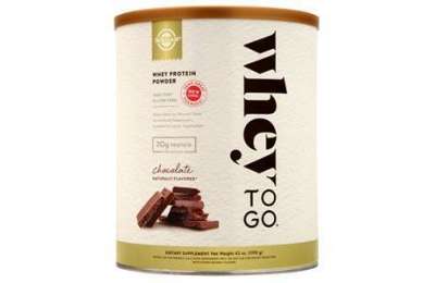 SOLGAR Whey To Go Whey Protein Powder Chocolate 455 g